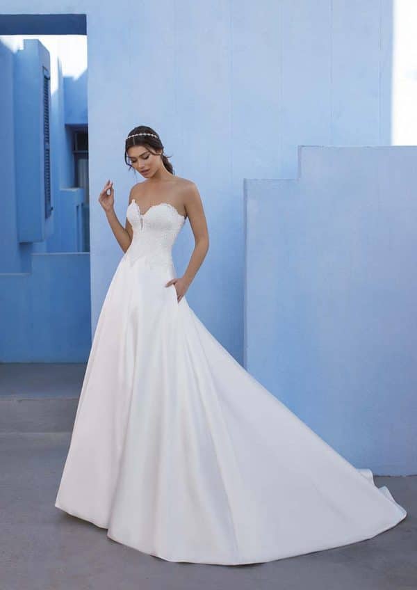 PALLIDA Wedding Dress White one Collection 2021 Paris Boutique