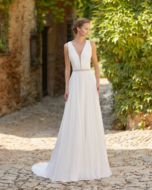 MANDER Wedding Dress Alma Novias collection 2022 Paris