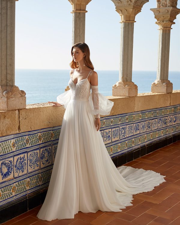 Robe de Mariée WEMBLEY Aire Beach wedding 2023| Mariée Parisienne