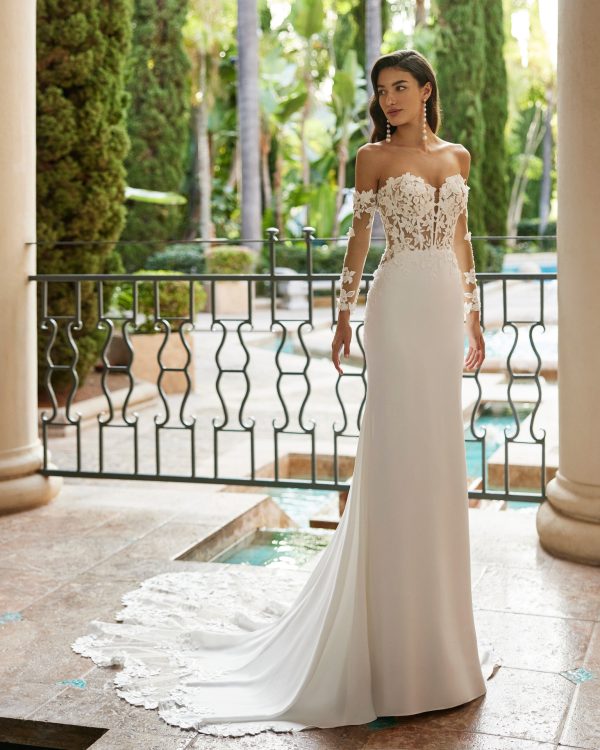 IBETH Wedding Dress Aire Barcelona Collection 2025| Paris Boutique