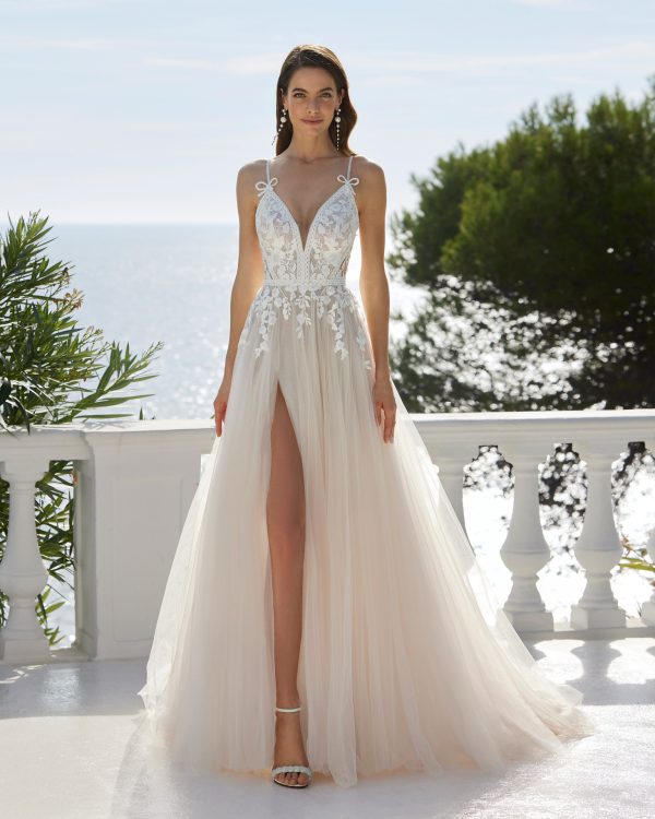 PERLA Wedding Dress Aire Barcelona Collection 2025| Paris Boutique