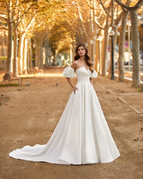 TUNAN Wedding Dress luna novias collection 2025: Paris Boutique